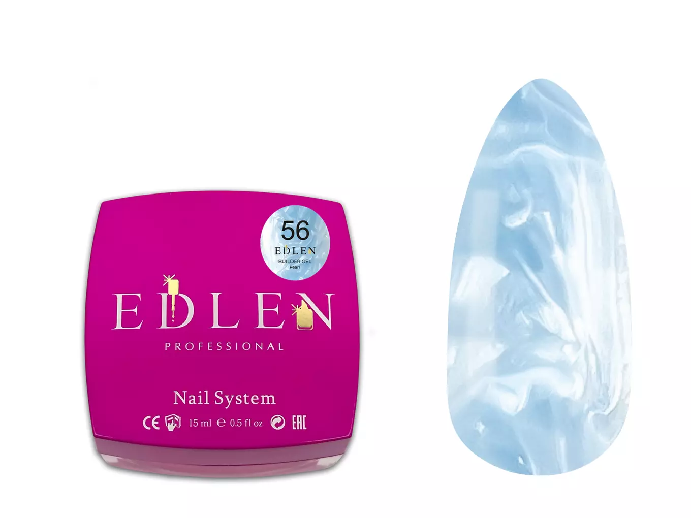 Edlen Builder Gel Pearl №56, 30 мл
