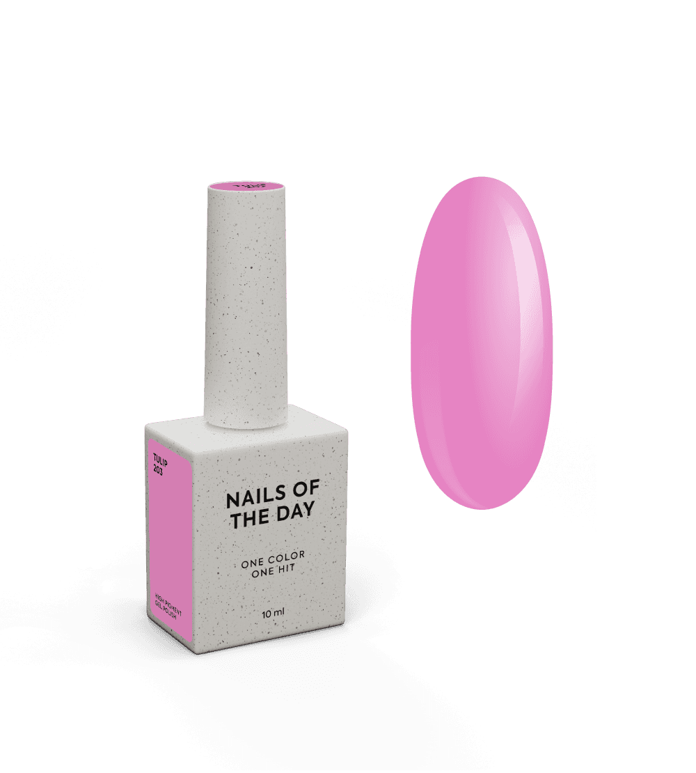 Гель-лак NAILSOFTHEDAY Let's special Tulip - 203, 10 мл холодний рожевий