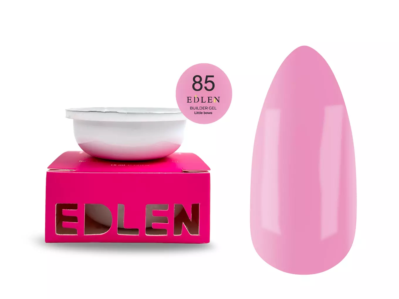 Edlen Builder gel Little bows №85, 30 мл