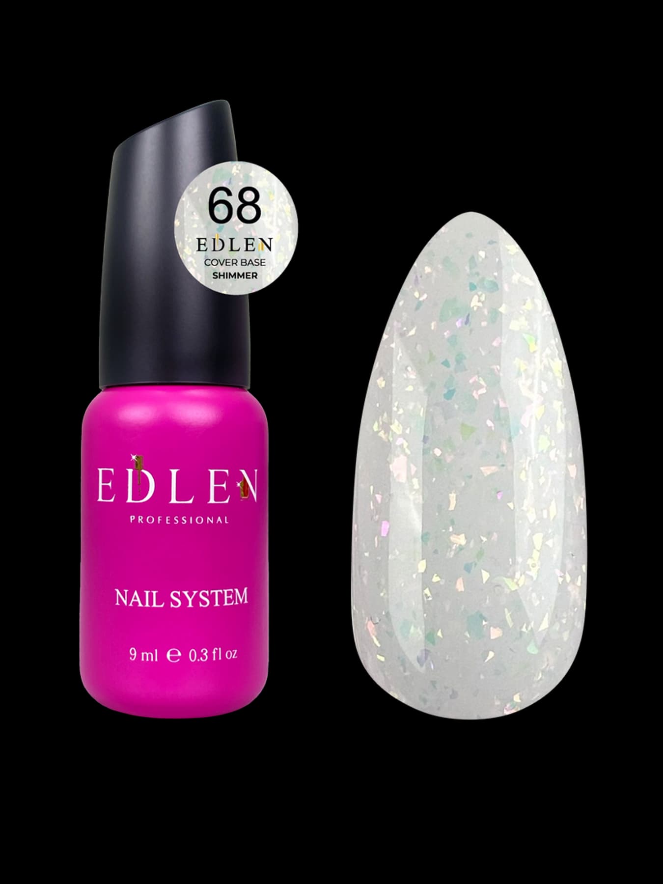 Edlen Cover base Shimmer №68, 17 мл