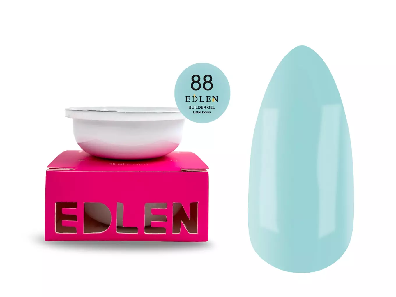 Edlen Builder gel Little bows №88, 30 мл