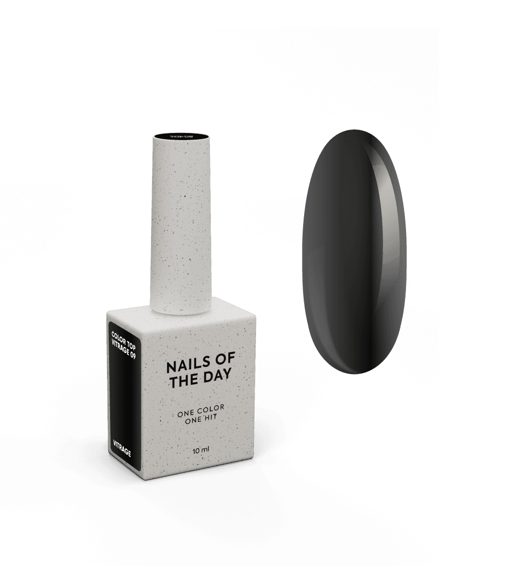 Top NAILSOFTHEDAY Color №09, 10 мл (vitrage)