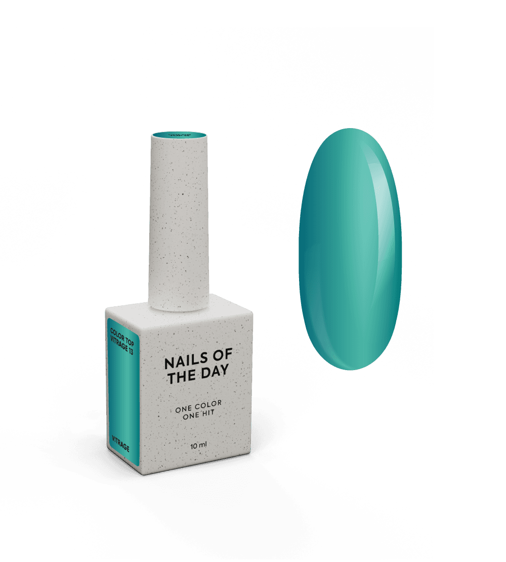 Top NAILSOFTHEDAY Color №13, 10 мл (vitrage)