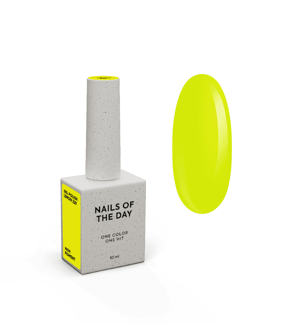 Гель-лак NAILSOFTHEDAY Let's special lemon - 229, 10 мл