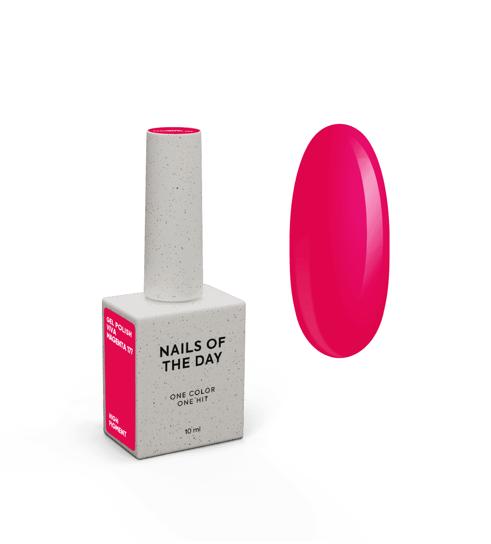 Гель-лак NAILSOFTHEDAY Let's special Viva Magenta - 177, 10 мл