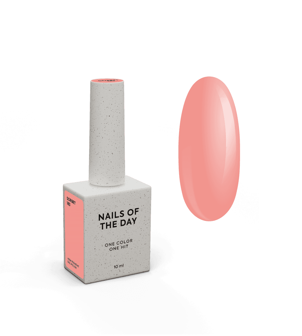 Гель-лак NAILSOFTHEDAY Let's special Sorbet-183, 10 мл ніжно-персиковий