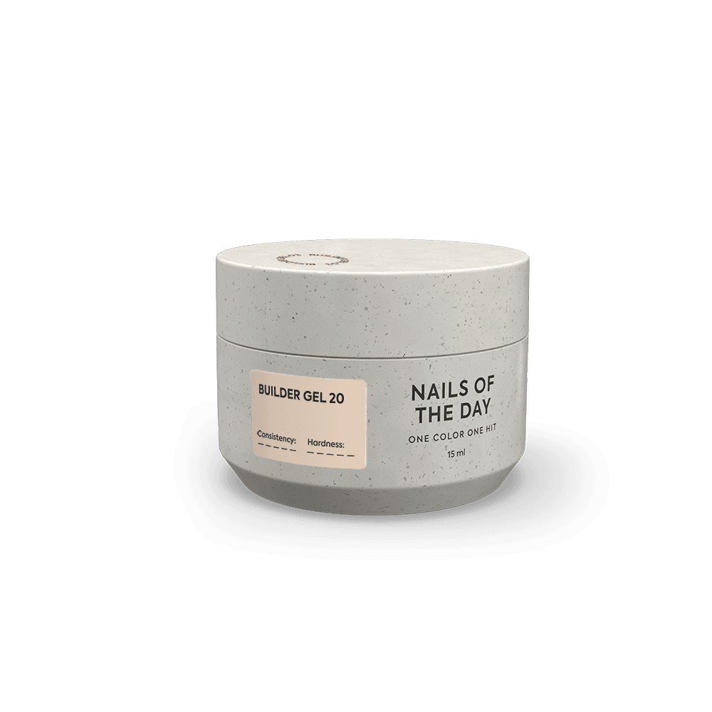 гель NAILSOFTHEDAY  Builder gel 20-пісочний, 15 мл