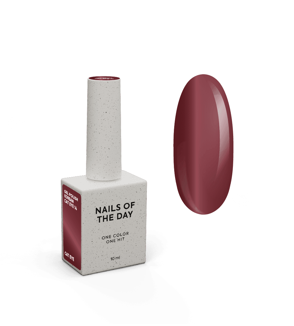 Гель-лак NAILSOFTHEDAY Korean cat eye №14, 10 мл