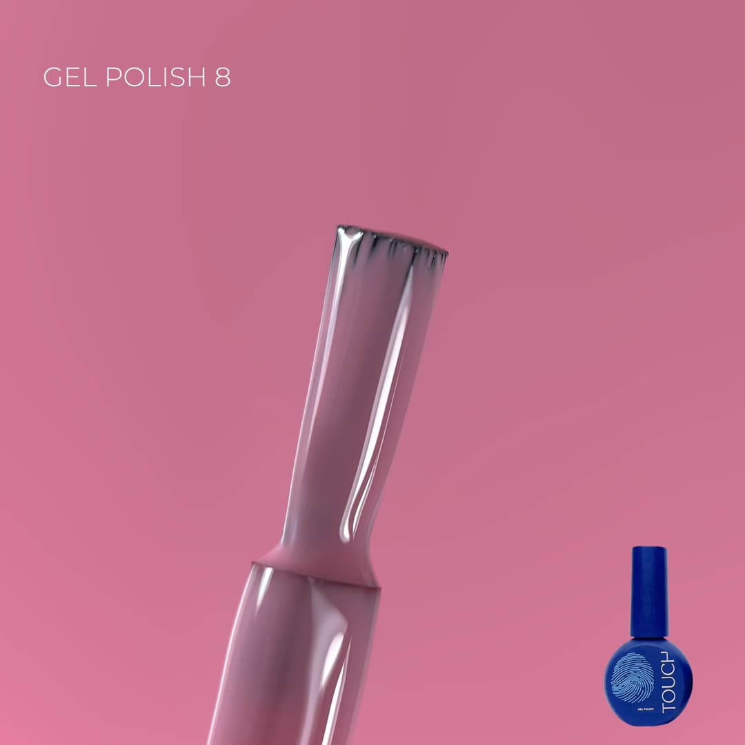 Однофазний гель-лак Touch One Step gel polish, №08, 7 мл