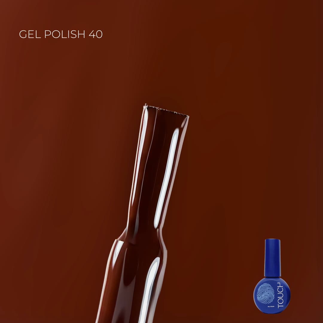 Гель-лак Touch gel polish №40, 9 мл