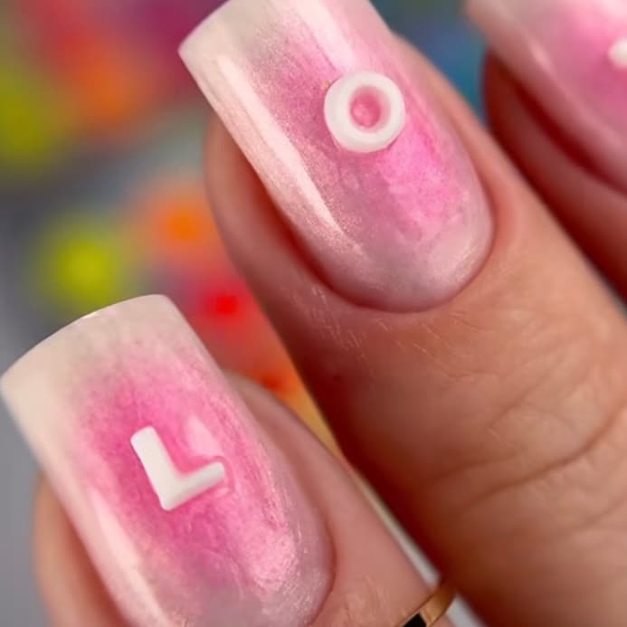 Букви для нігтів NAILSOFTHENIGHT силіконові