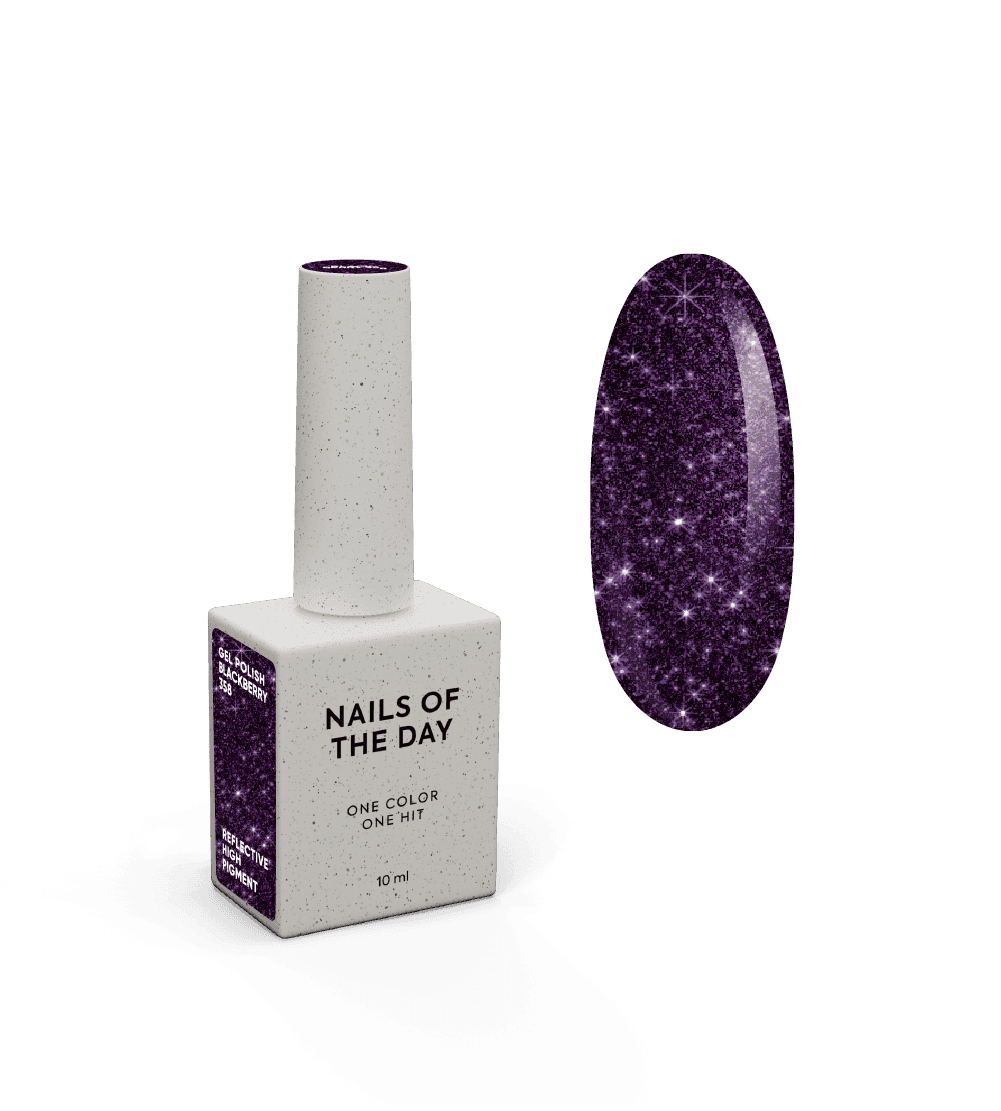 Гель-лак NAILSOFTHENIGHT Blackberry-358, 10 мл