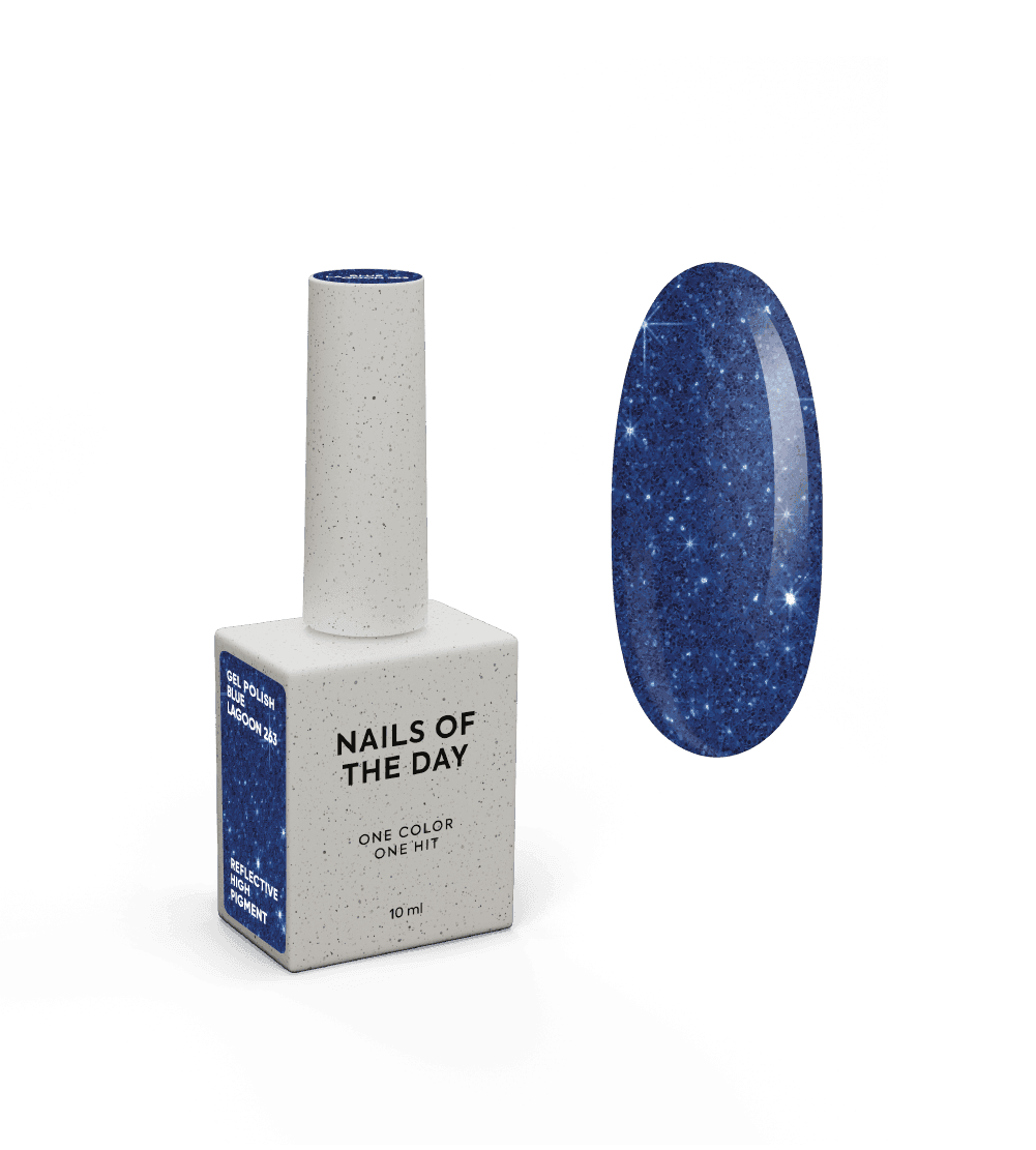 Гель-лак NAILSOFTHENIGHT Blue Lagoon-263, 10 мл