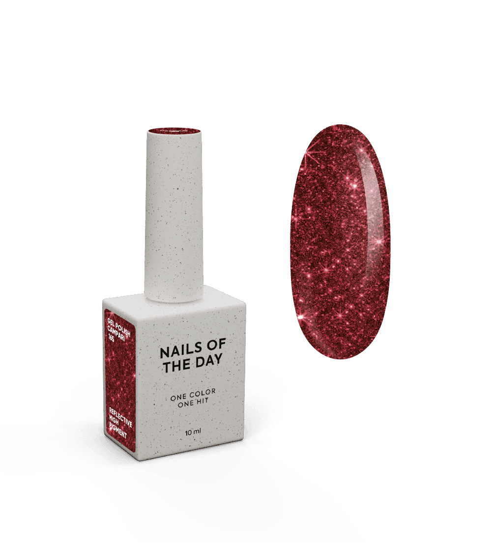 Гель-лак NAILSOFTHENIGHT Campari—червоний №165, 10 мл