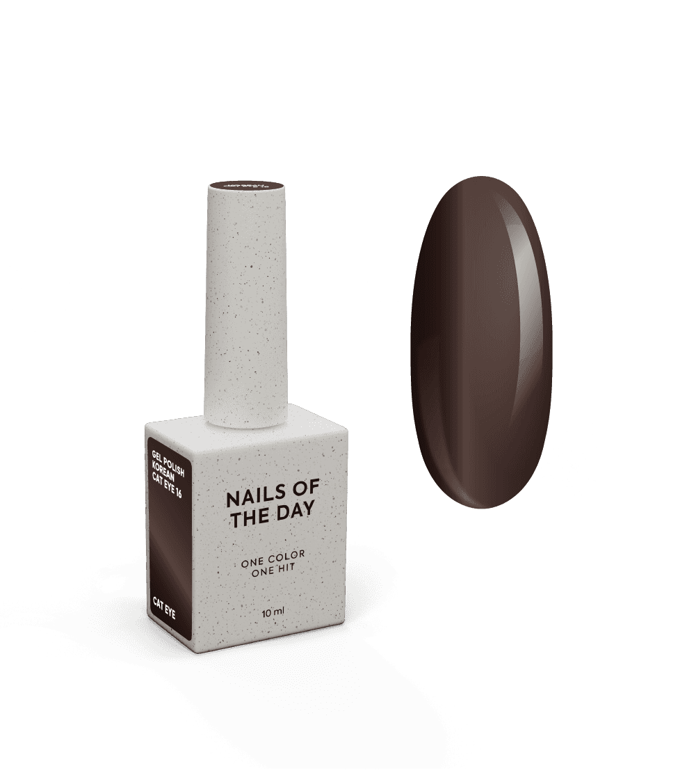 Гель-лак NAILSOFTHEDAY Korean cat eye №16, 10 мл
