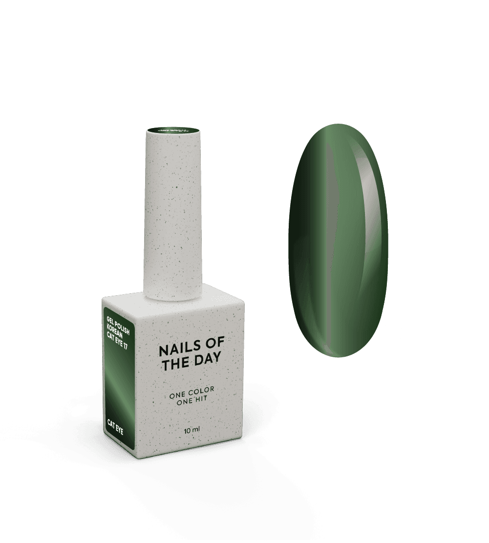 Гель-лак NAILSOFTHEDAY Korean cat eye №17, 10 мл