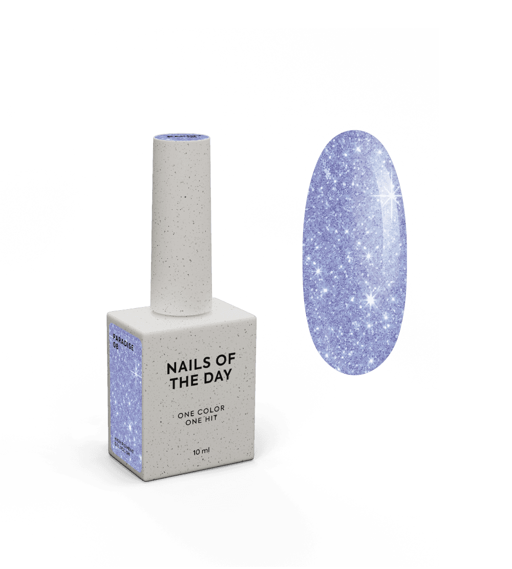 Гель-лак NAILSOFTHEDAY Let's special PARADISE №08, 10 мл - фіолетовий