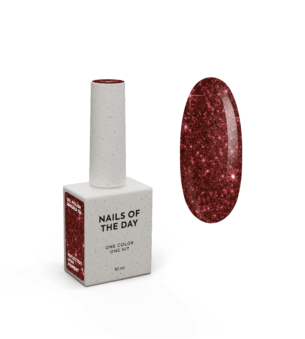 Гель-лак NAILSOFTHENIGHT Sangria-154, 10 мл