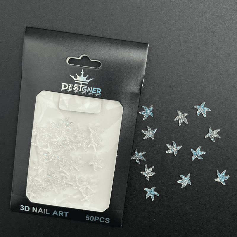 3D декор Designer для об'ємного дизайну "Морські зірки", 50 шт