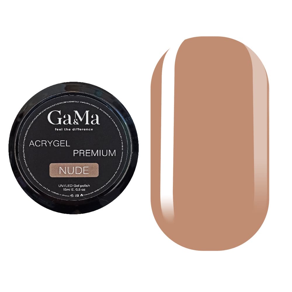 Акригель Ga&Ma Premium Nude, 15 мл — фото 1