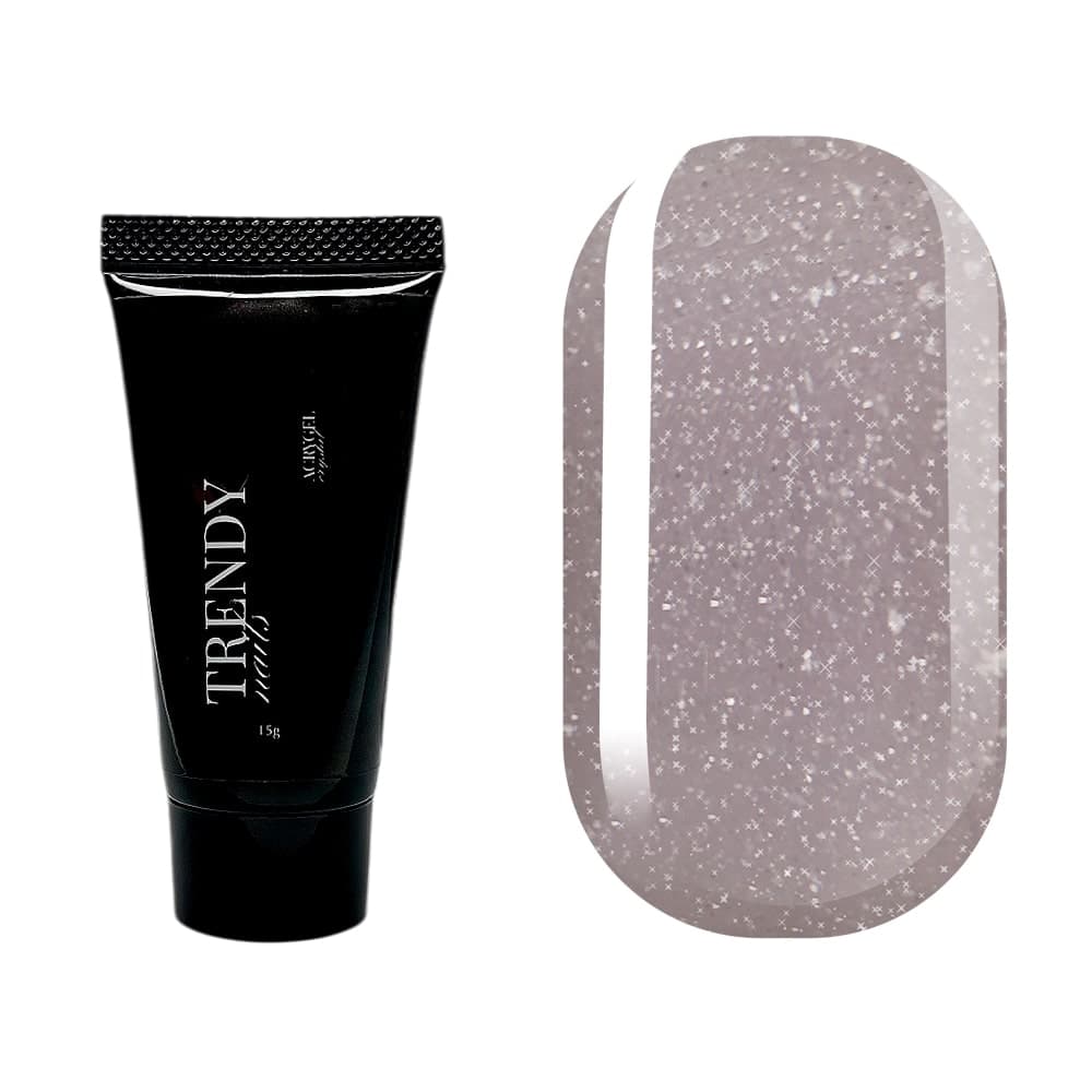 Акригель Trendy Nails Crystal Purple, 15 г