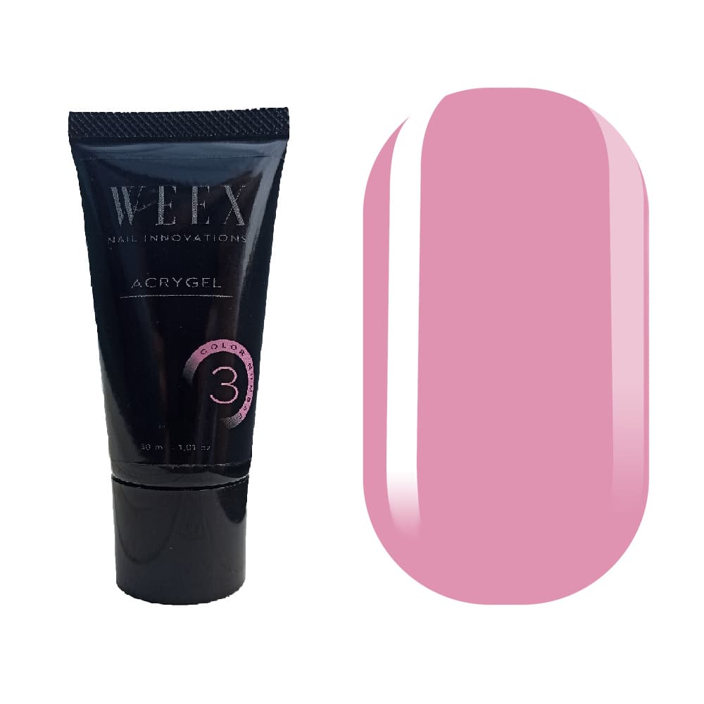 Акрил-гель WEEX Acrylgel №3, 30 мл
