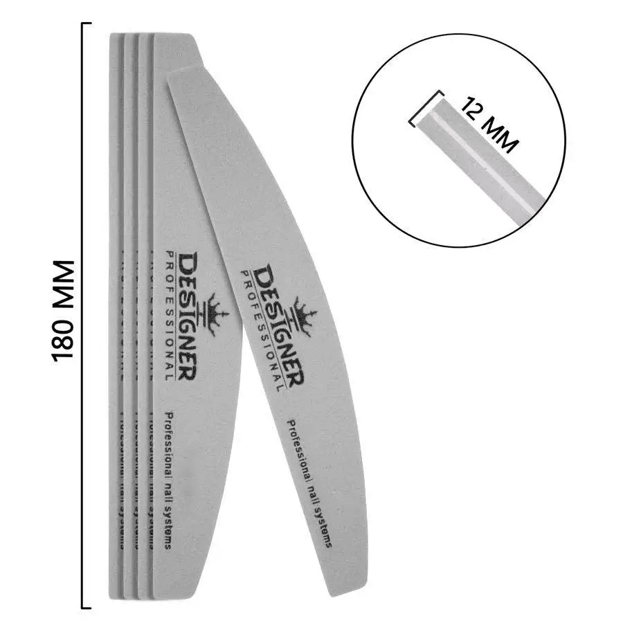 Баф Designer, півмісяць, 180/240 грит