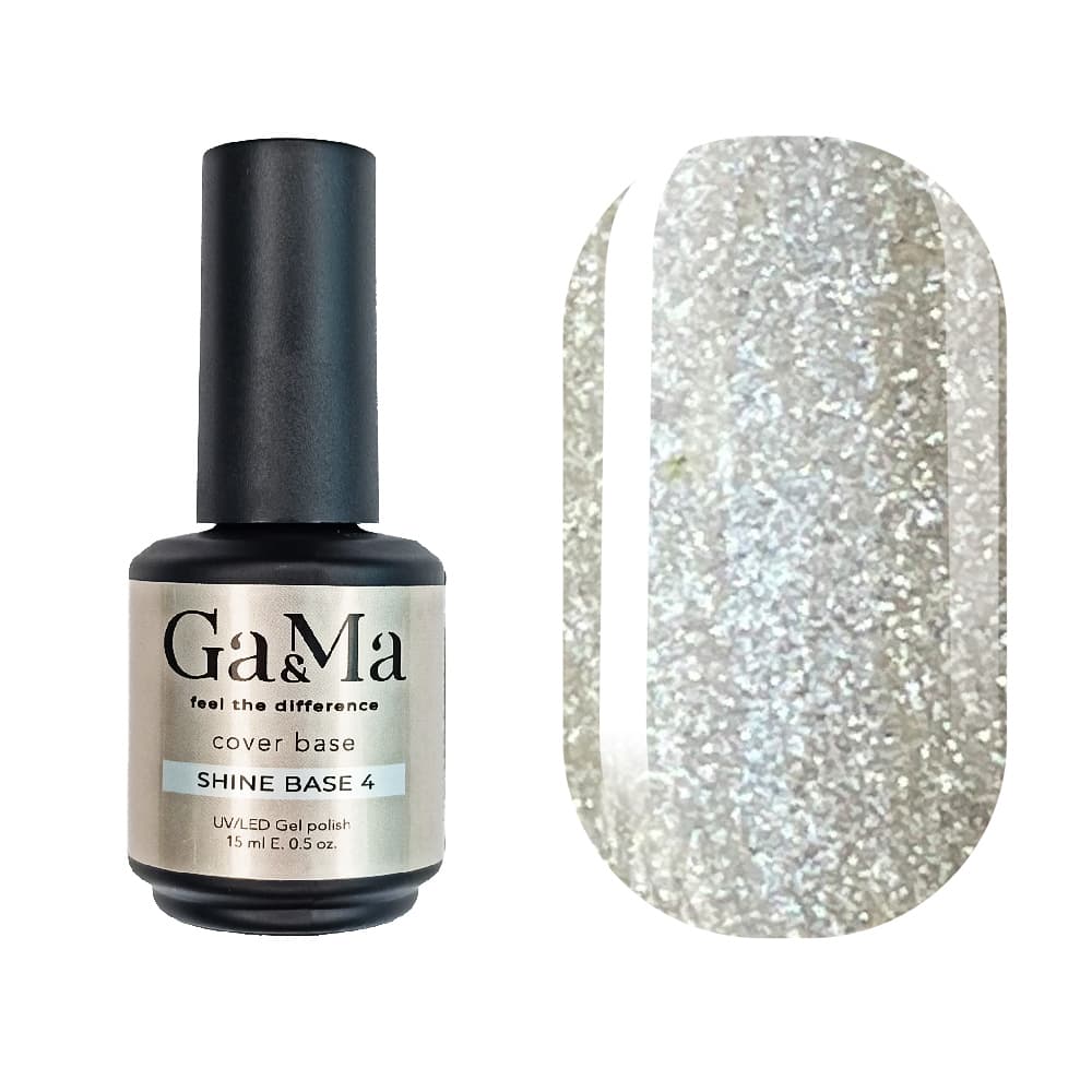 База Ga&Ma Shine base №4, 15 мл — фото 1