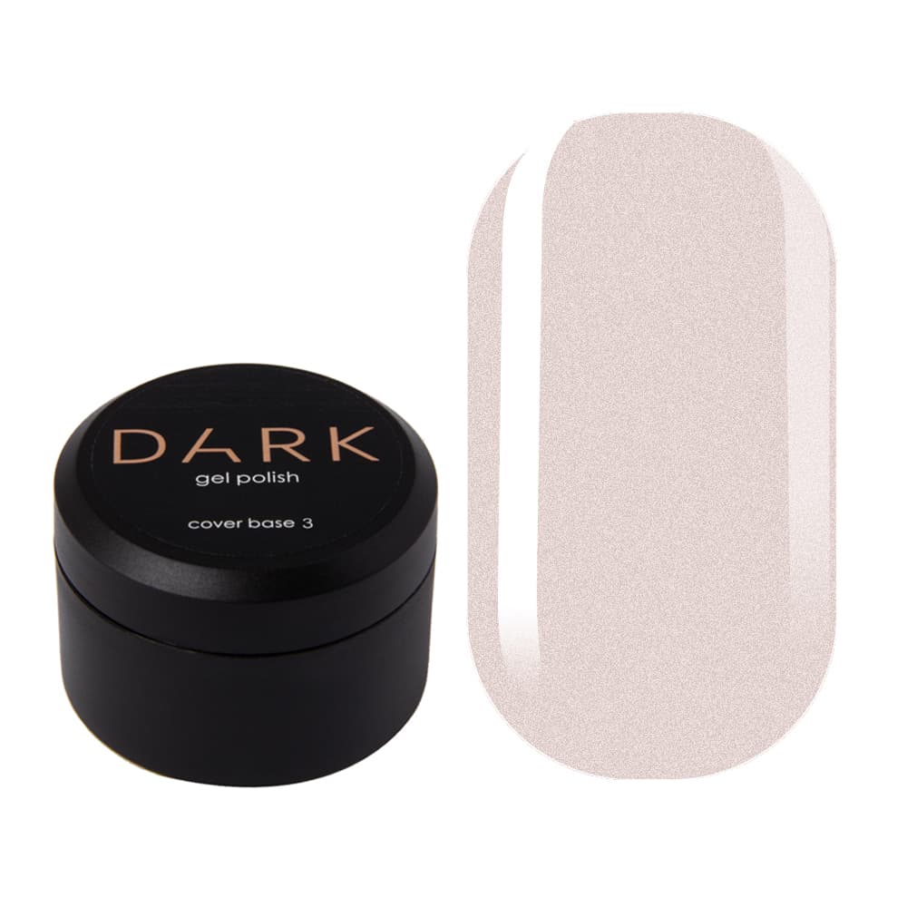 DARK Glitter Cover Base 14, 15 мл, без пензлика