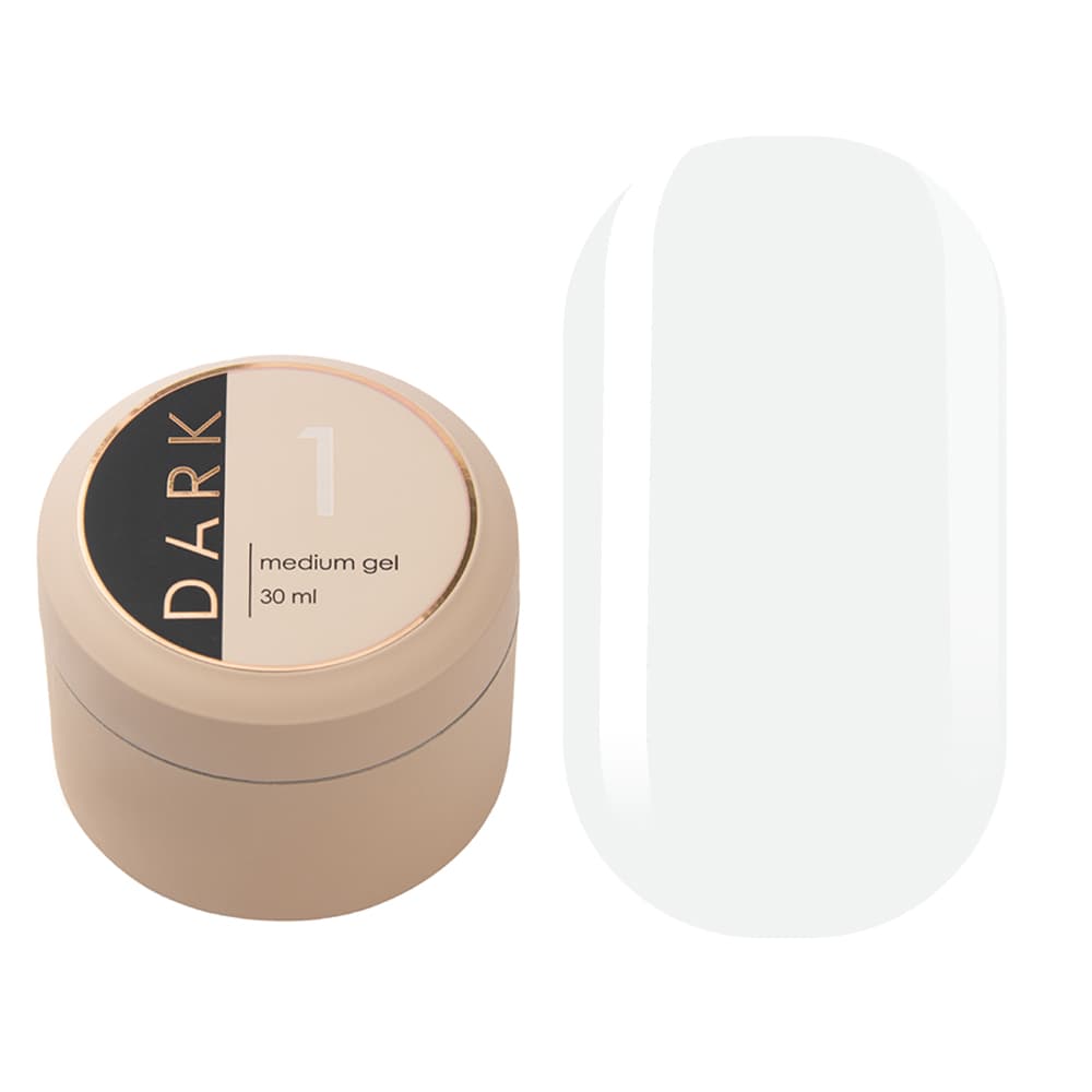 DARK Medium Gel №1, 30 мл, без пензлика — фото 1
