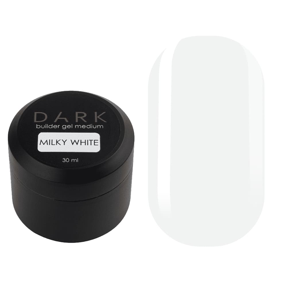 DARK Medium Gel Milky White, 30 мл