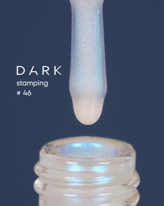 DARK Stamping polish блакитний хамелеон №46, 10 мл — фото 1