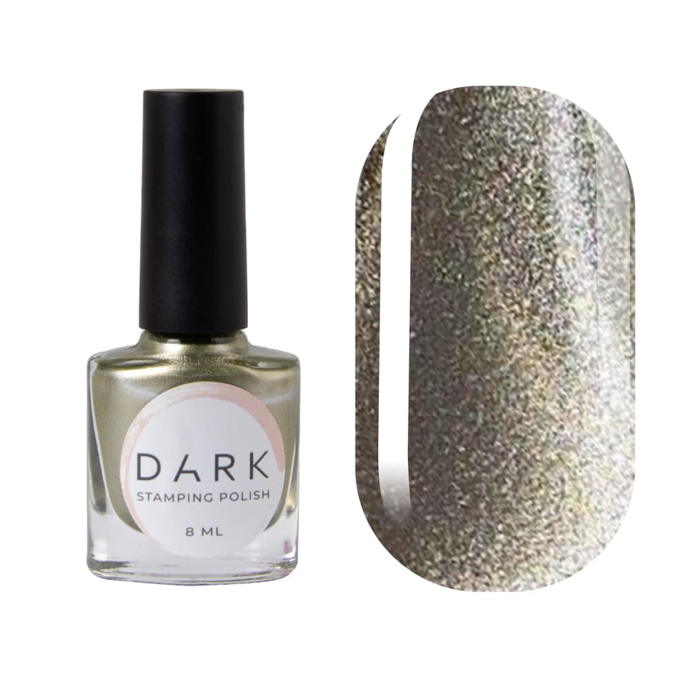 DARK Stamping polish оливковий металік №23 , 8 ml — фото 1