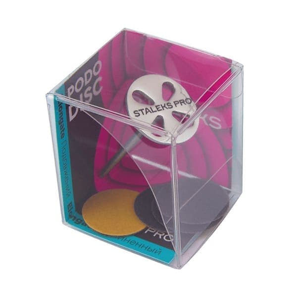 Диск педикюрний подовжений Staleks PODODISC EXPERT M зі змінним файлом 180 грит 5 шт (20 мм)