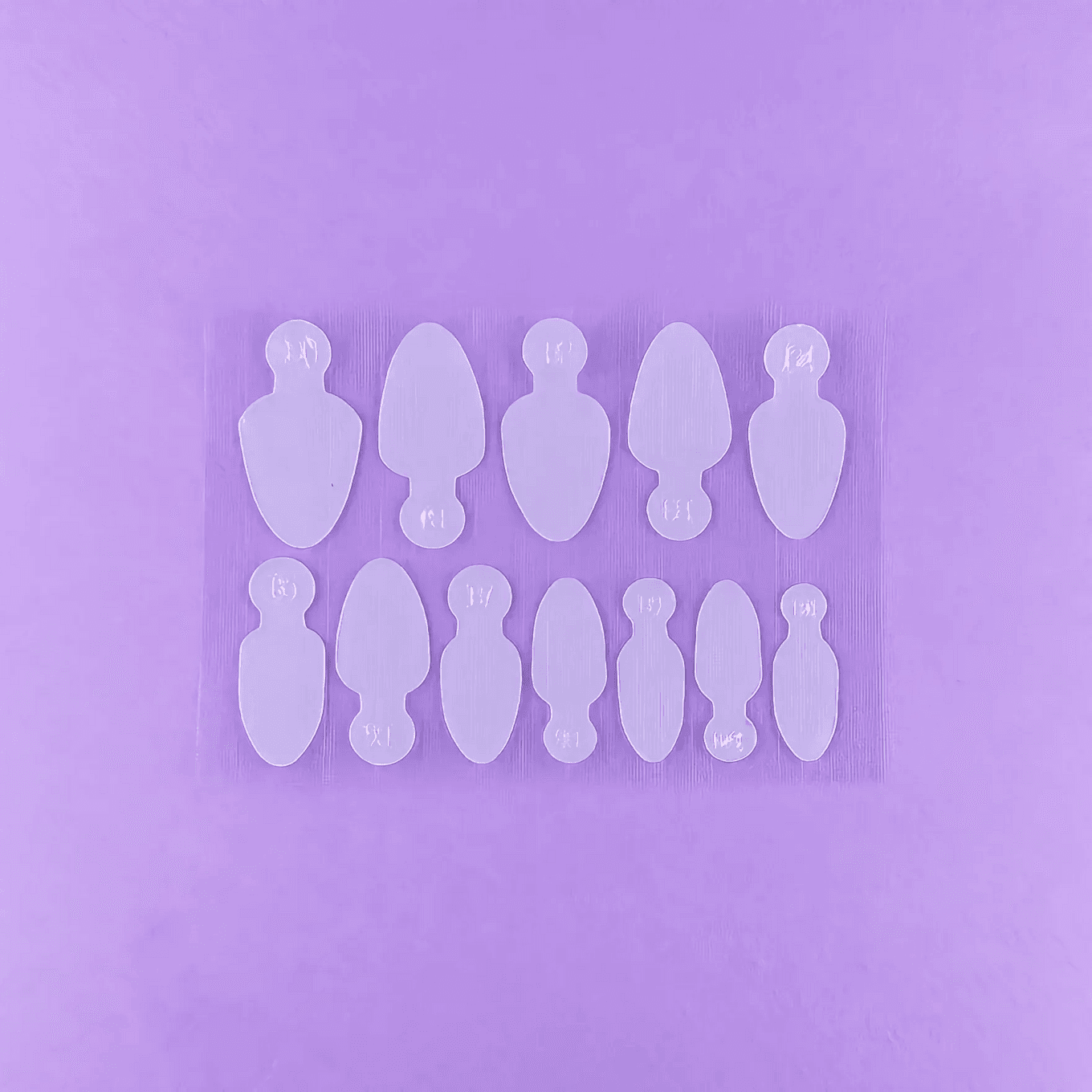 DNKa молди для нігтів Professional Nail Molds №0003, 36 шт