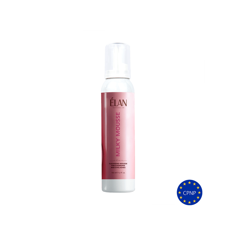 ELAN MILKY MOUSSE: очищуючий мус для брів та вій — фото 1