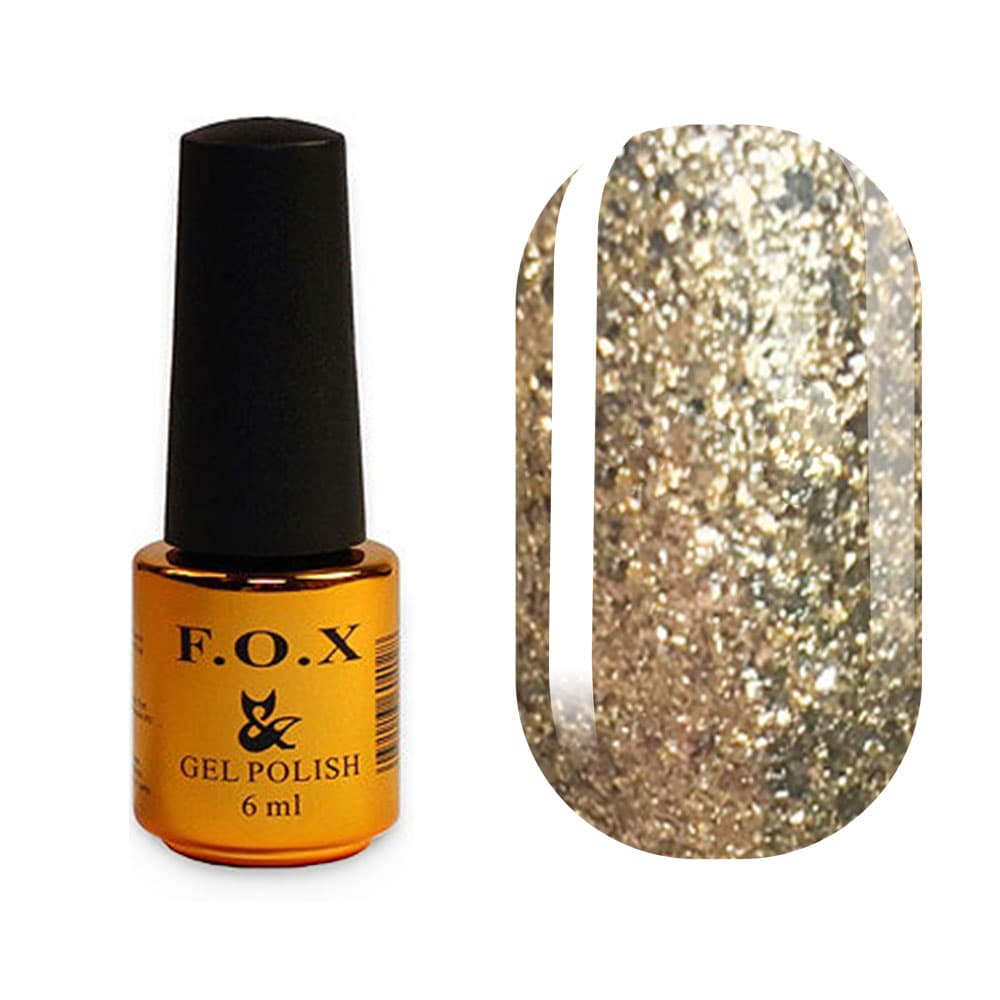 F.O.X гель-лак Gold Brilliance №004, 6 мл — фото 1
