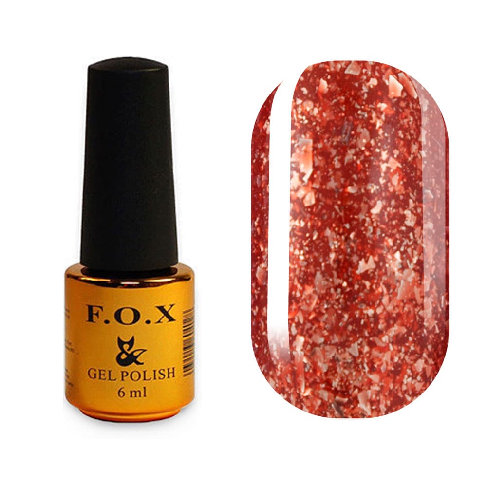 F.O.X гель-лак Gold Brilliance №014, 6 мл