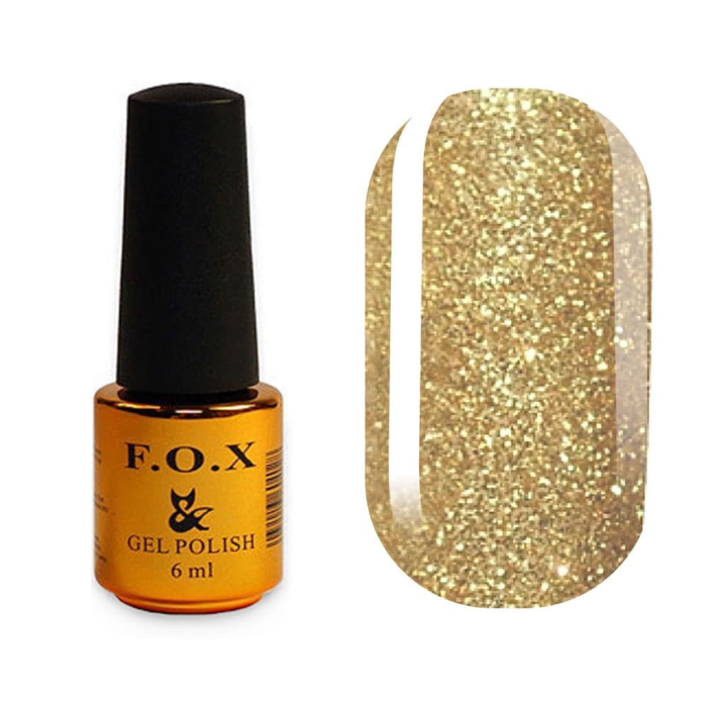 F.O.X gel-polish gold Pigment 038, 6 ml