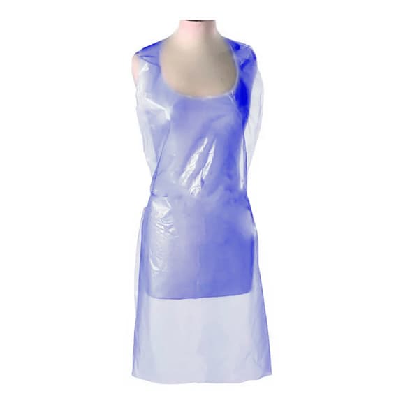 Фартух поліетиленовий синій 0,8/1,25, 100 шт — фото 1