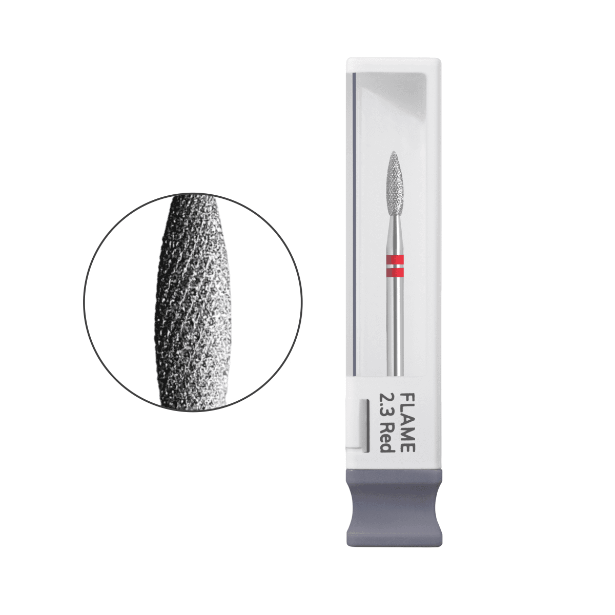 Фреза алмазная GA&MA Cutter CARBIDE PRO Flame (2.3 Red) — фото 1