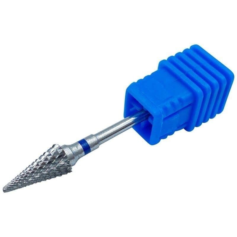 Фреза конус твердосплавна, синя насічка 3/32 Large Cone — фото 1