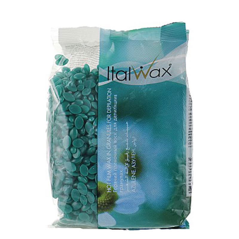 Гарячий віск «Азулен» в гранулах ItalWax, 500 г — фото 1