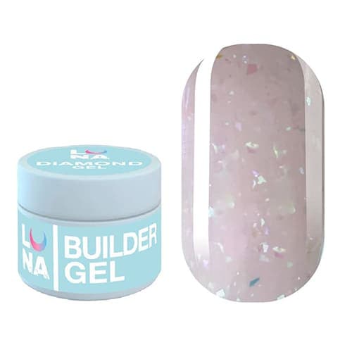 Гель для нарощування LUNA Diamond gel 10, 15 мл — фото 1