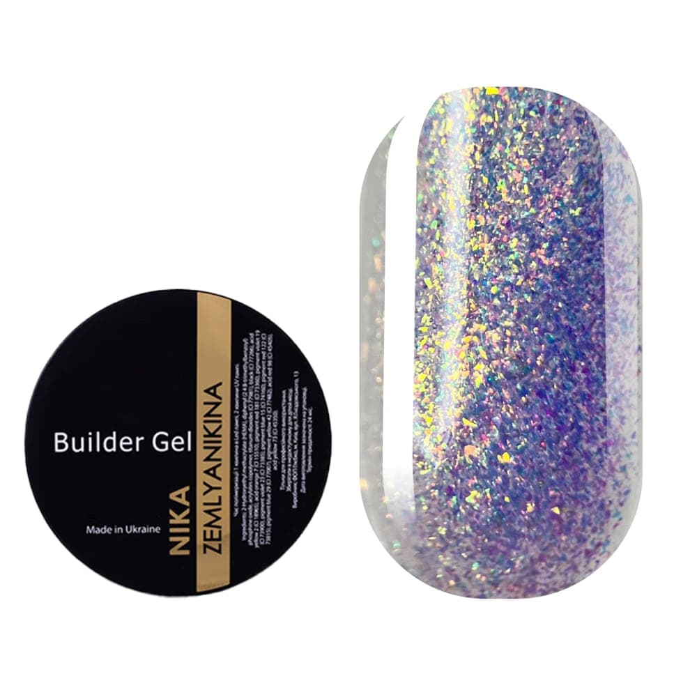 Гель для нарощування Nika Zemlyanikina Builder gel Festival №07, 15 мл