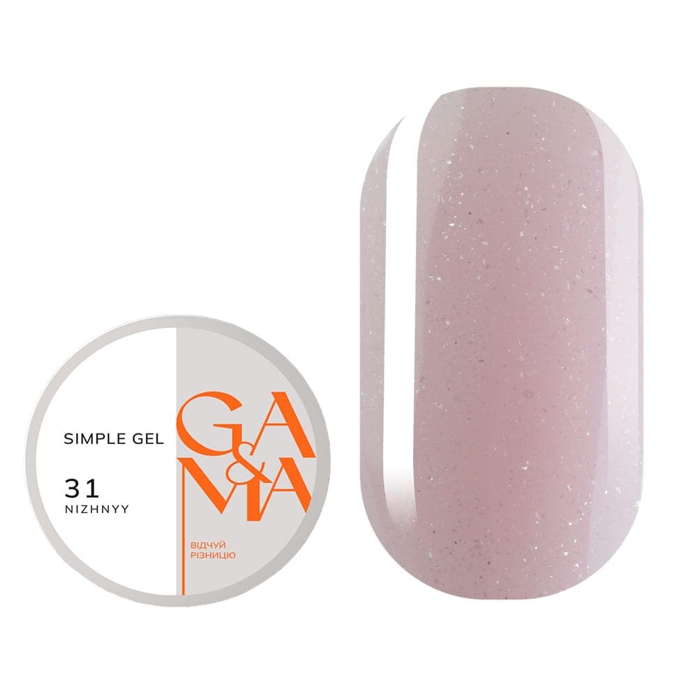 Гель Ga&Ma Simple gel №31 Nizhnyy, 15 мл — фото 1