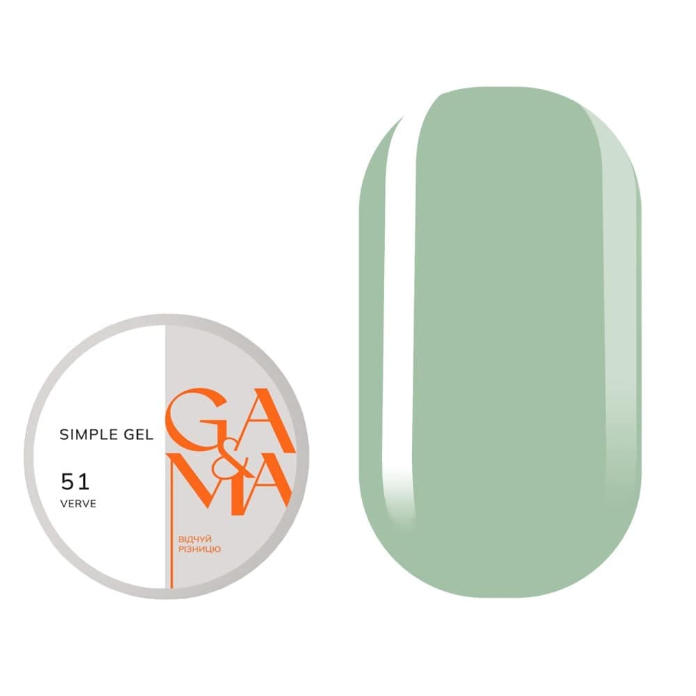 Гель Ga&Ma Simple gel №51 Verve, 30 мл — фото 1