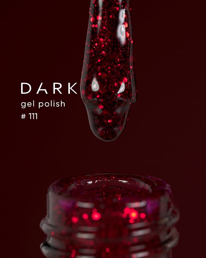 Гель-лак Dark gel polish №111, 6 мл — фото 1