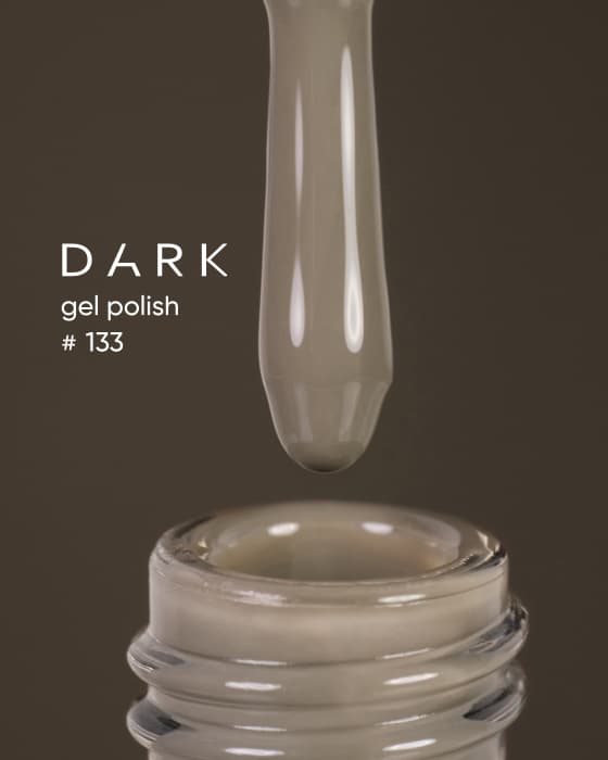 Гель-лак Dark gel polish №133, 10 мл