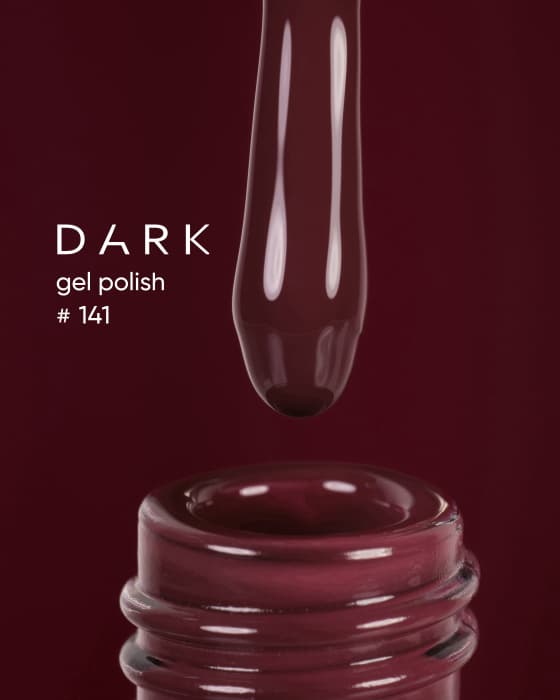 Гель-лак Dark gel polish №141, 10 мл — фото 1